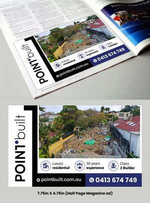 Advertisement Design by SAI DESIGNS for Point Built Pty Ltd | Design: #36650200