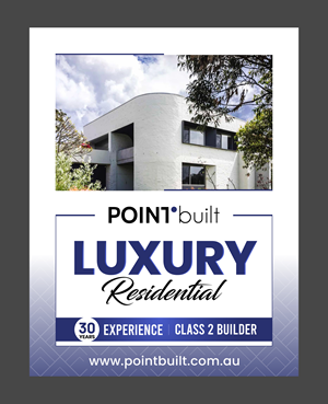 Advertisement Design by SAI DESIGNS for Point Built Pty Ltd | Design: #36650270