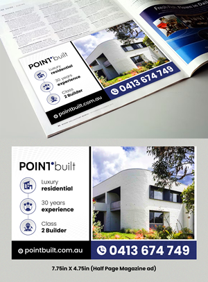 Advertisement Design by SAI DESIGNS for Point Built Pty Ltd | Design: #36650462