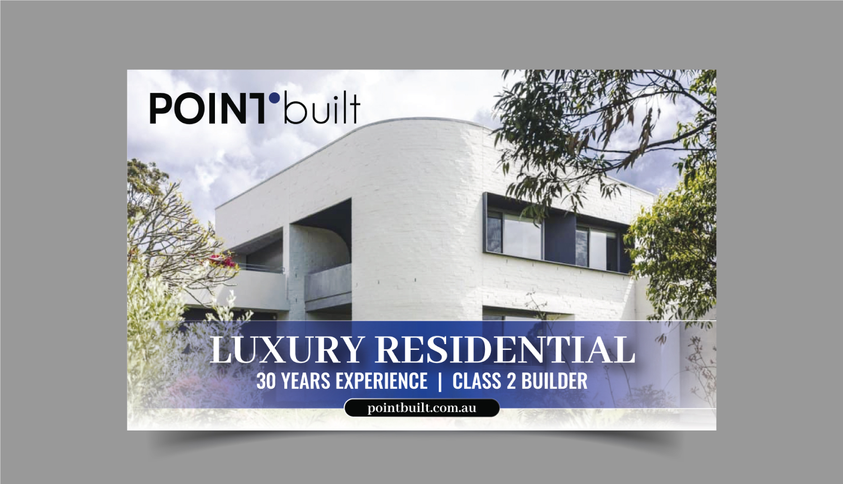 Advertisement Design by Impressive Designs for Point Built Pty Ltd | Design #36654328