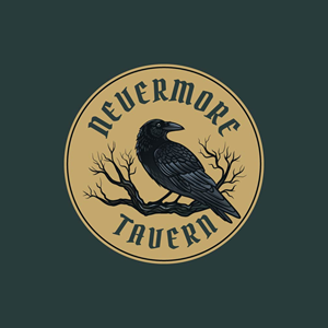 Logo-Design von Franabanana für Nevermore Tavern | Design: #36677380