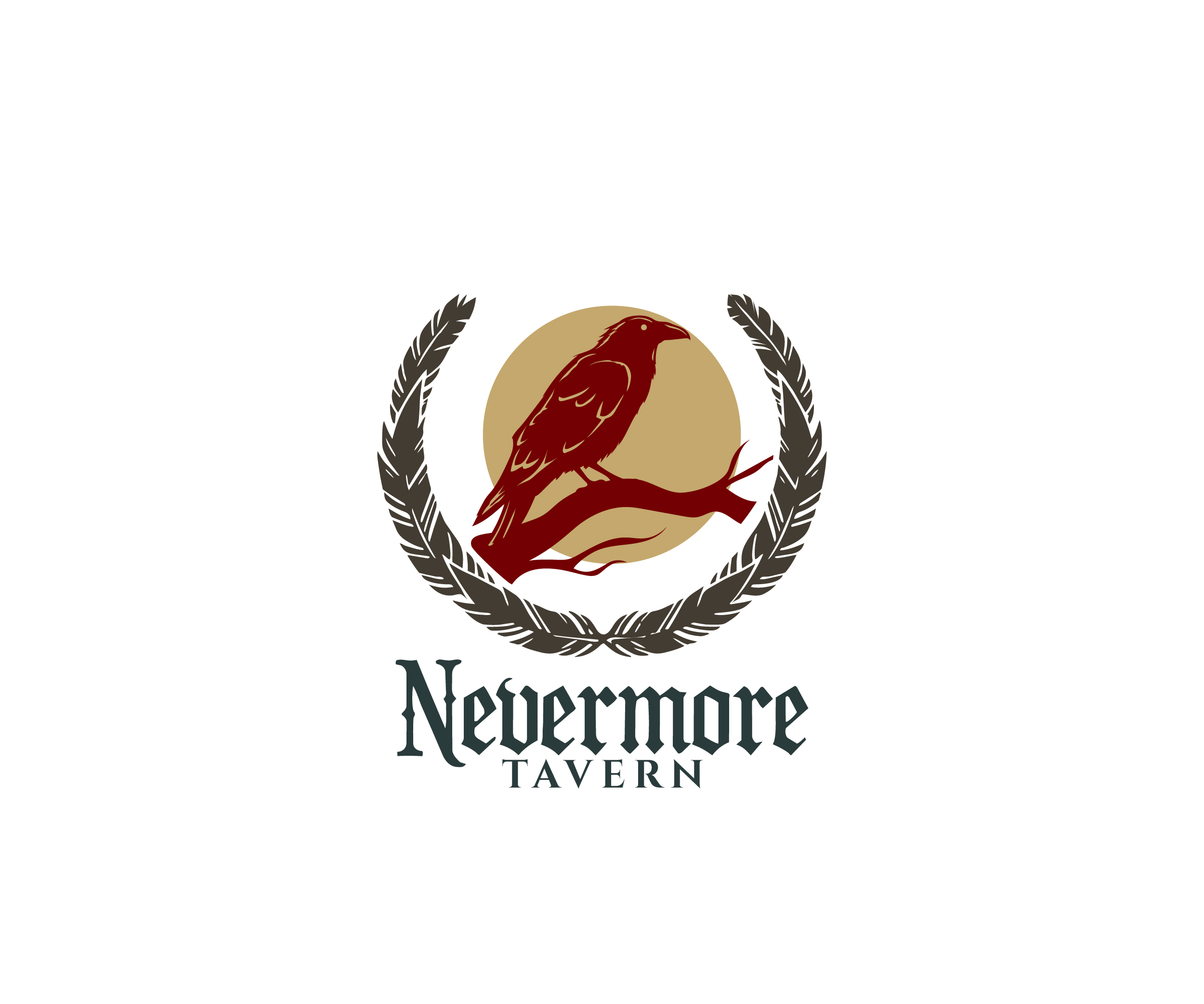 Logo Design by James J. for Nevermore Tavern | Design #36657463