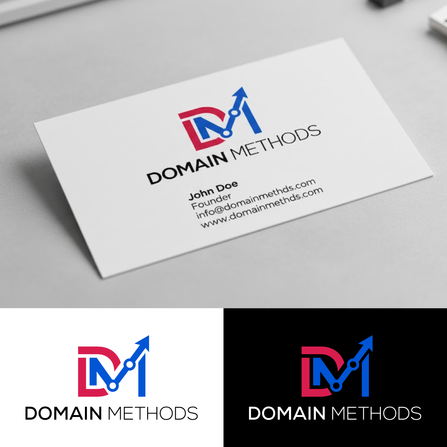 Logo Design by Dalang Design for Domain Methods | Design #36652628