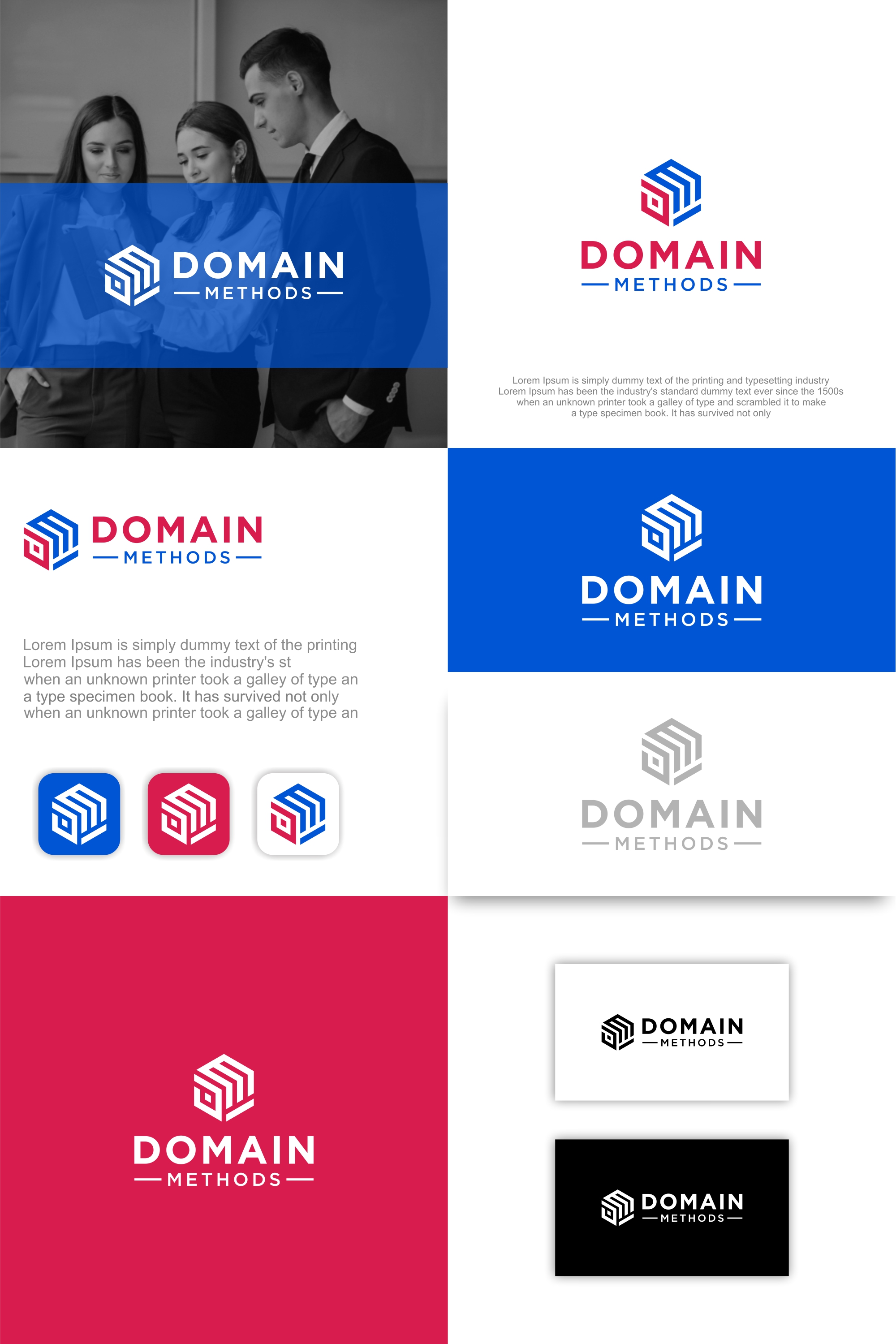 Logo Design by Stone Black for Domain Methods | Design #36649687
