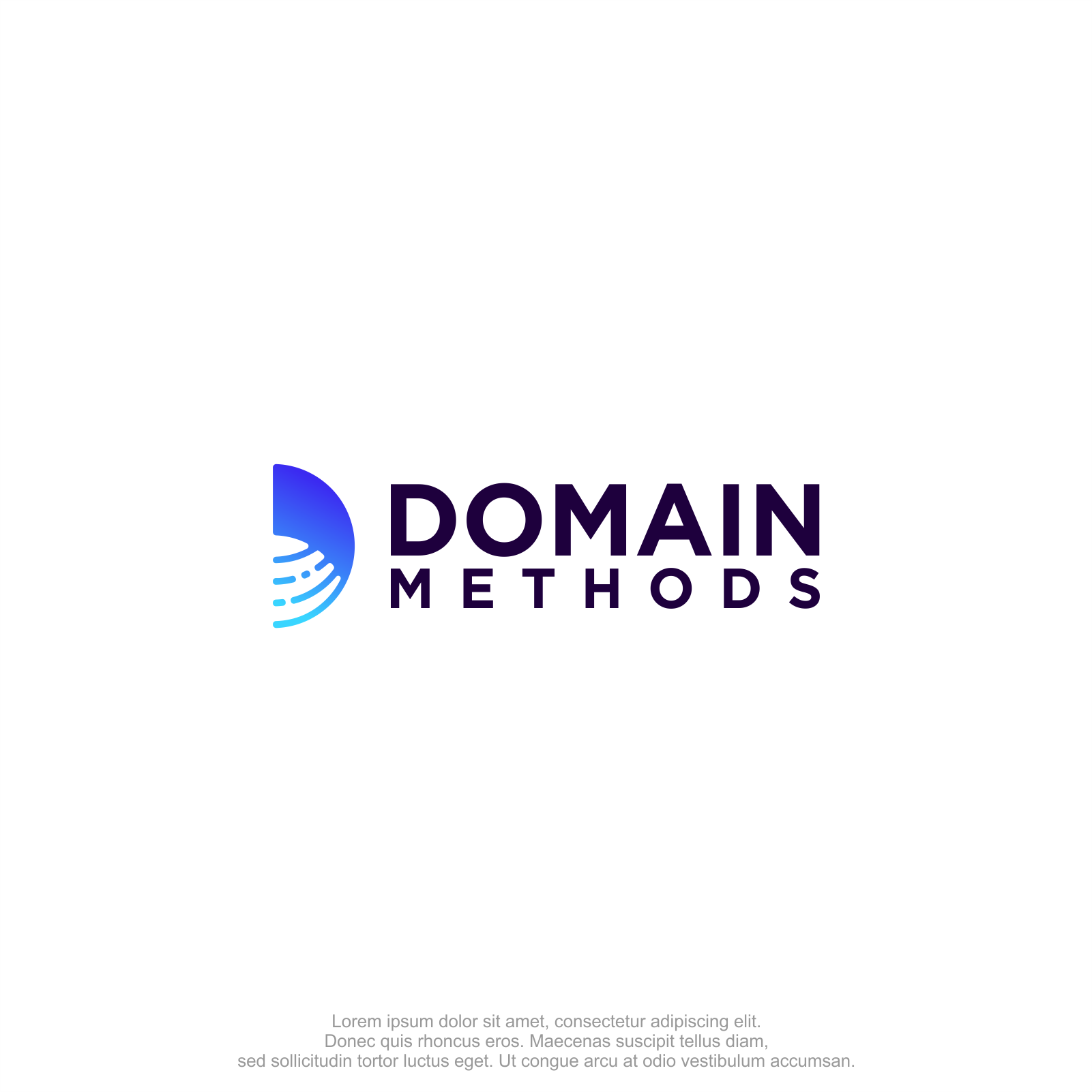 Diseño de Logo por M.Syaiful Huda para Domain Methods | Diseño #36665182