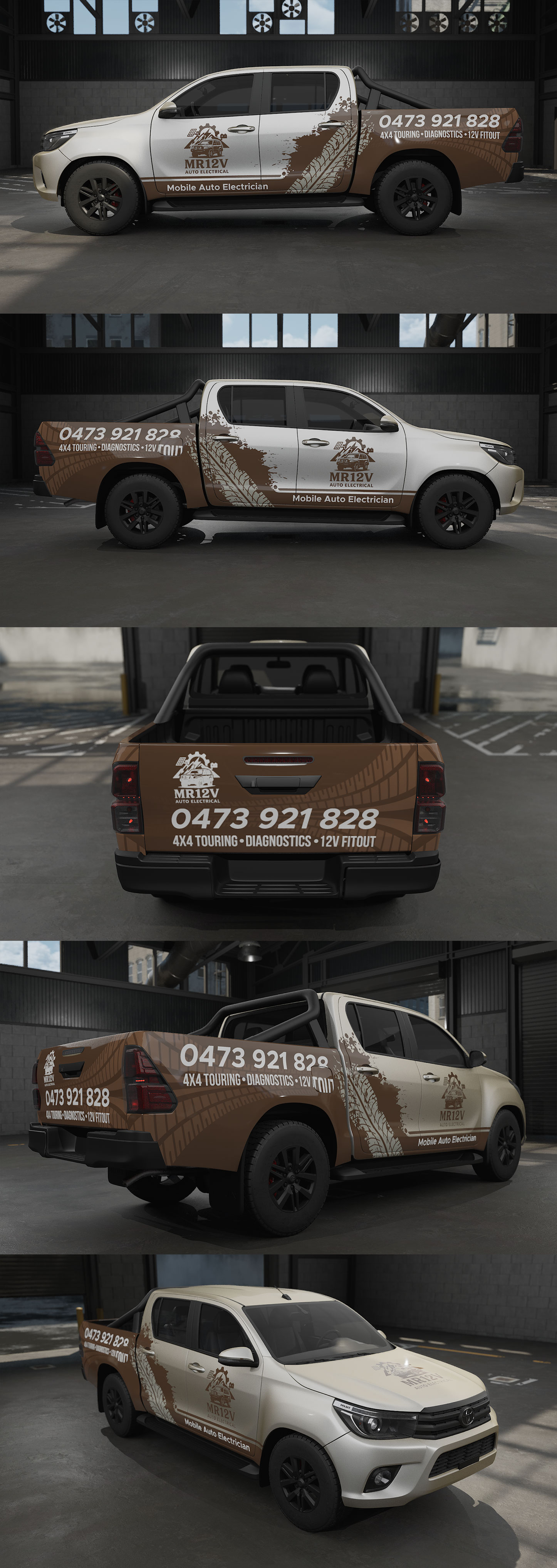 Diseño de Rotulación de Vehículo por White Diary para este proyecto | Diseño #36666435