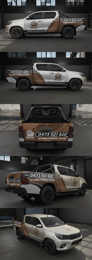 Diseño de Rotulación de Vehículo por White Diary para este proyecto | Diseño: #36688648