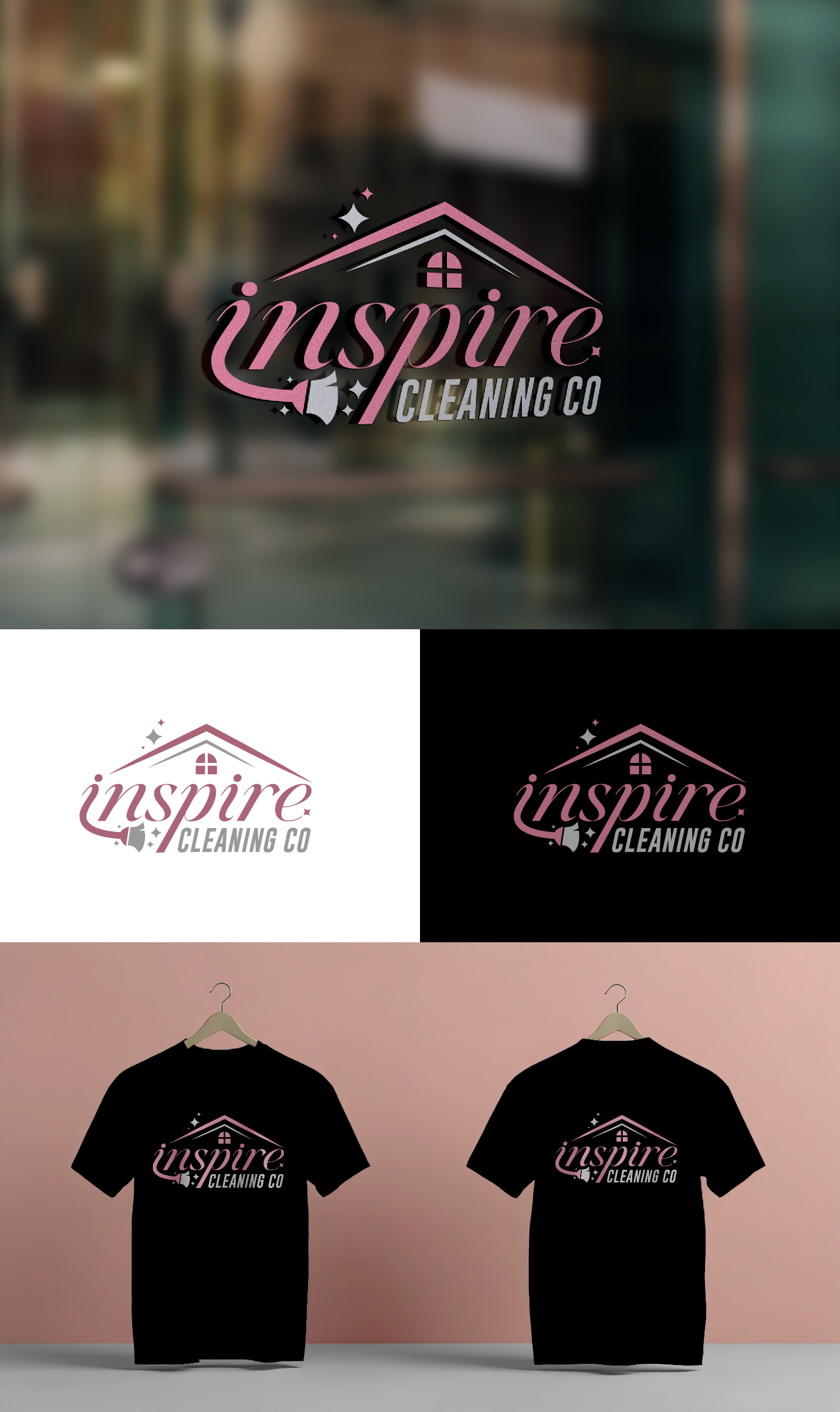 Diseño de Logo por S.H Designs para Inspire Cleaning Co | Diseño #36657551