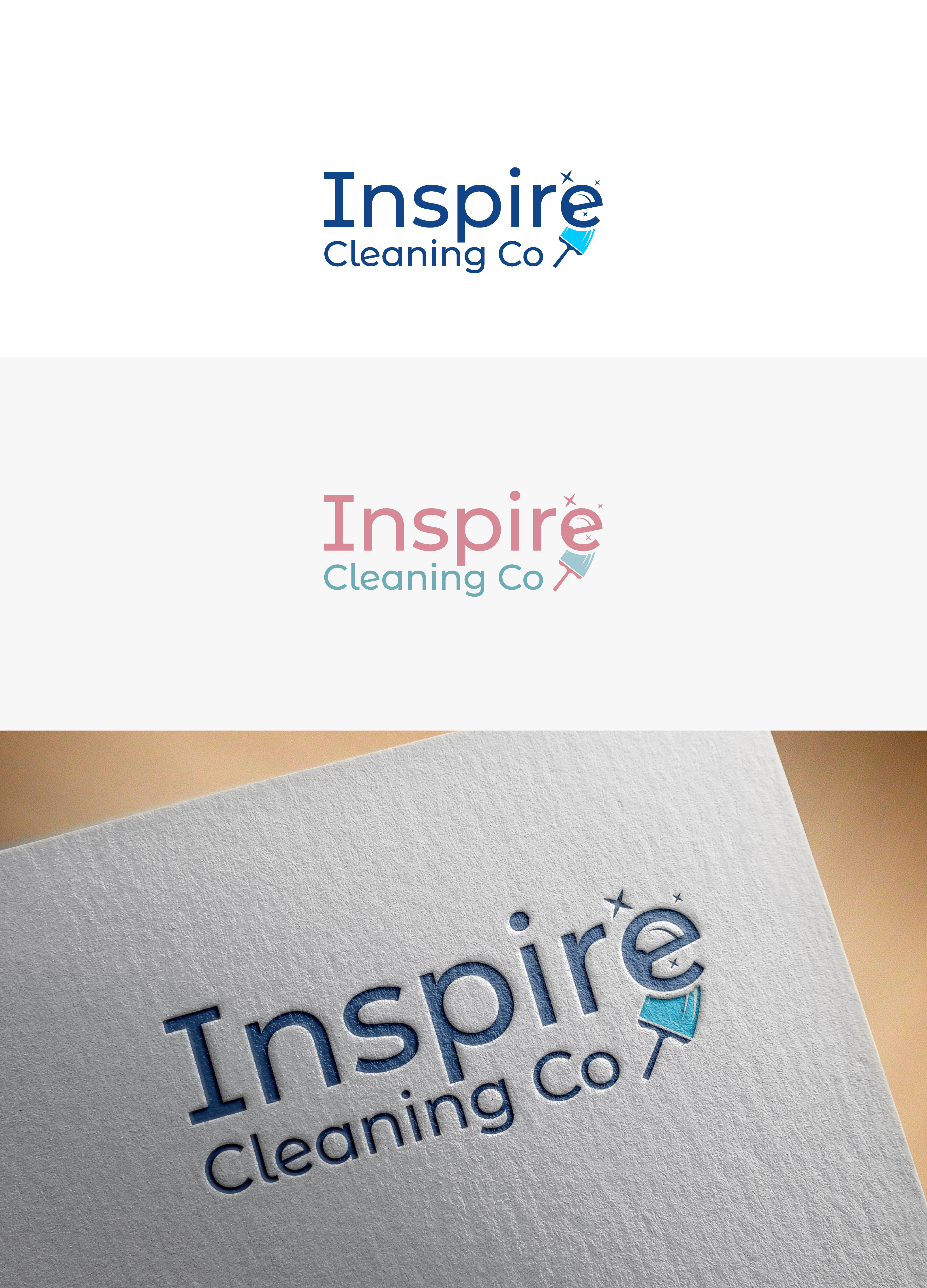 Diseño de Logo por Arindam.Design para Inspire Cleaning Co | Diseño #36656086