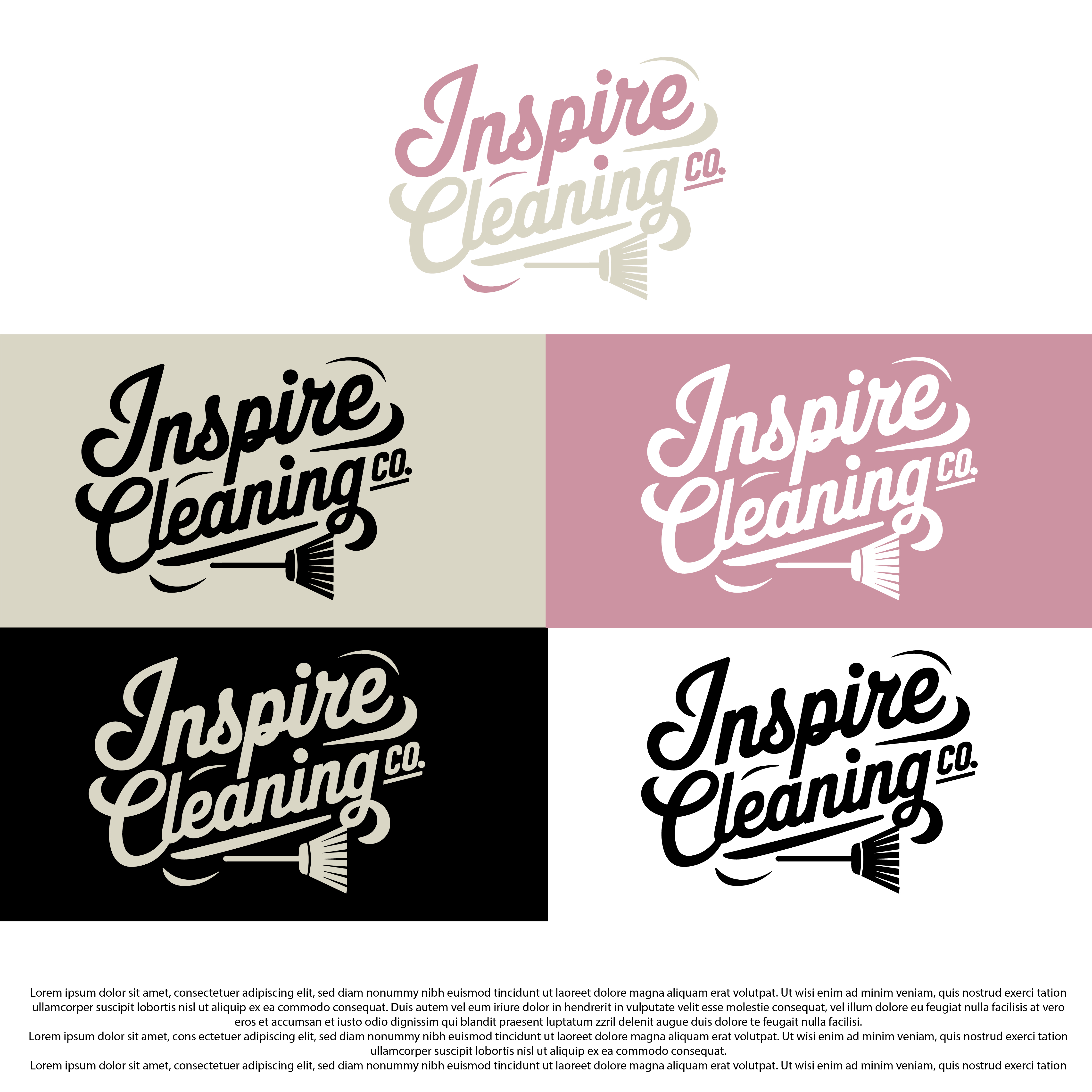 Diseño de Logo por Shariqology para Inspire Cleaning Co | Diseño #36658999