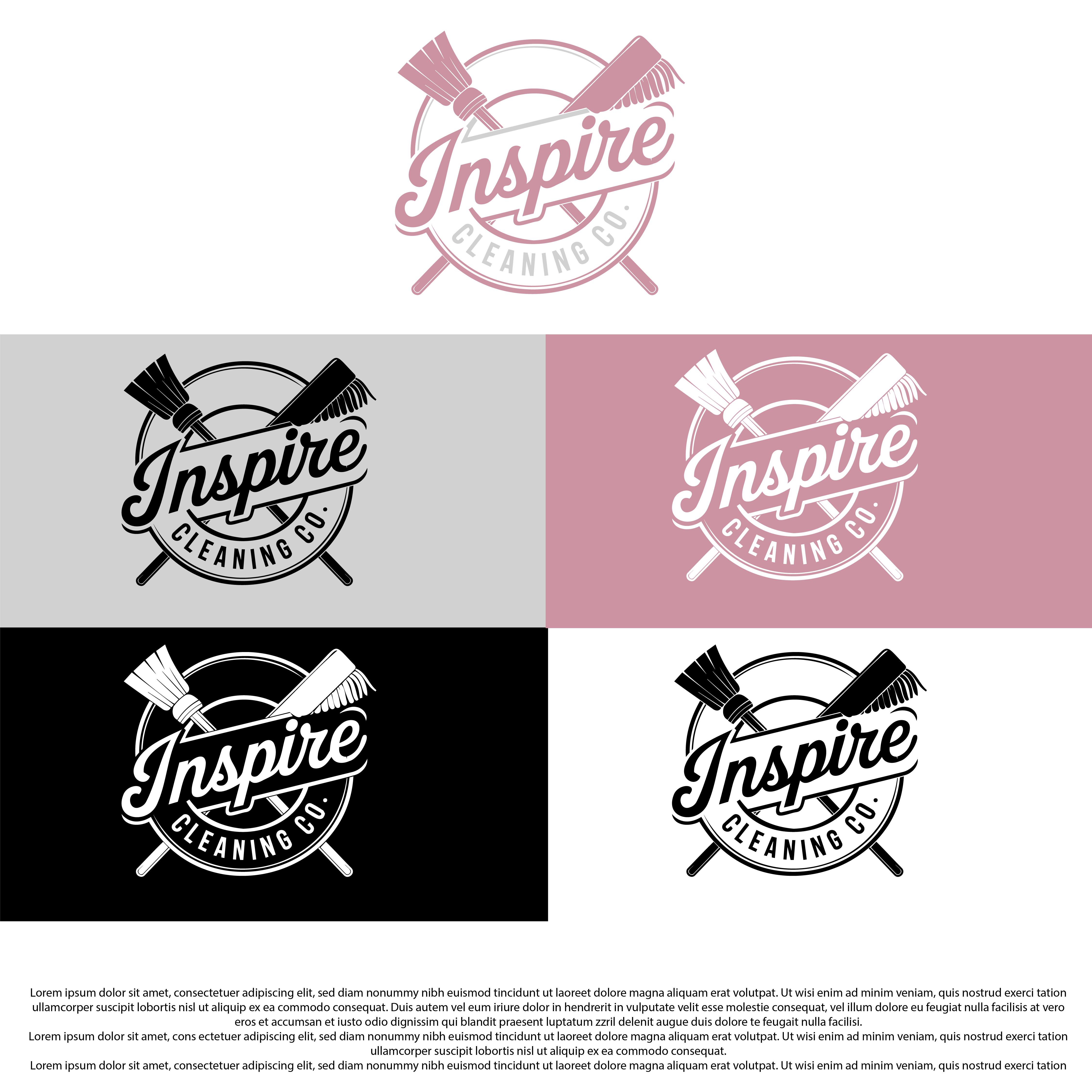 Diseño de Logo por Shariqology para Inspire Cleaning Co | Diseño #36659000