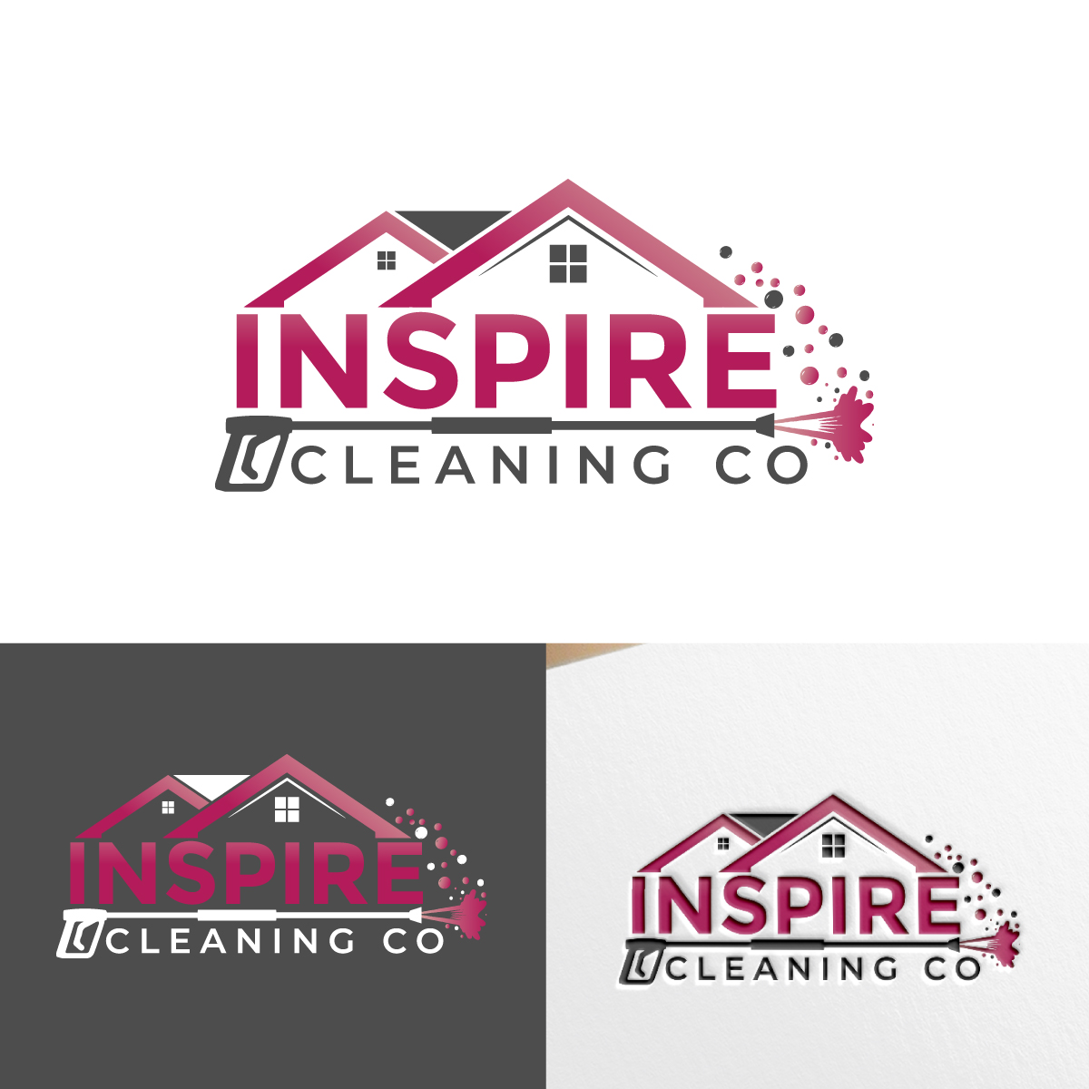 Diseño de Logo por Design_Zone24 para Inspire Cleaning Co | Diseño #36661080