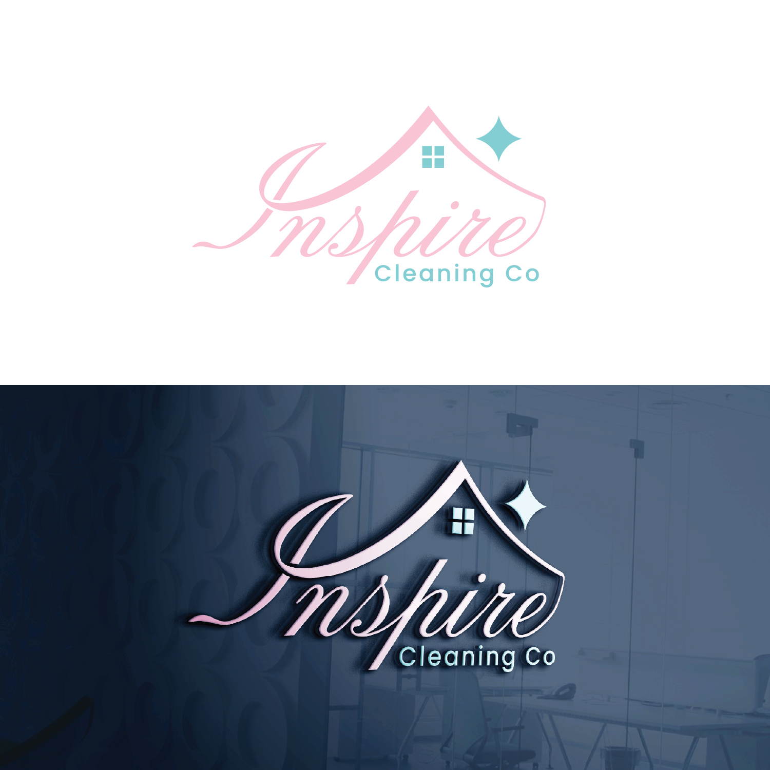 Diseño de Logo por Maxo-Biz para Inspire Cleaning Co | Diseño #36657527