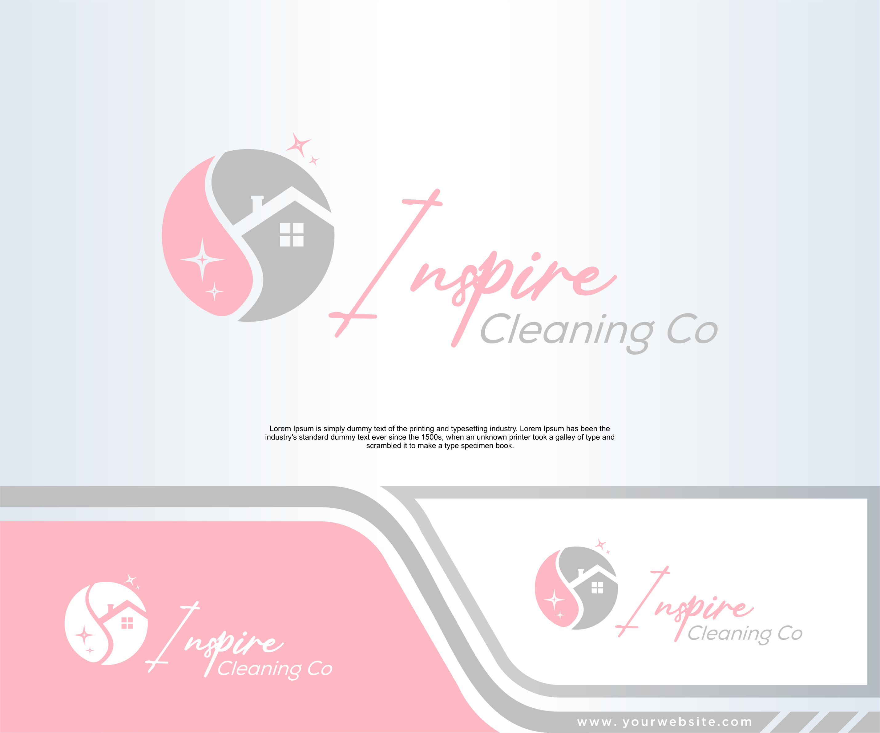 Diseño de Logo por dobleh_creative para Inspire Cleaning Co | Diseño #36658900