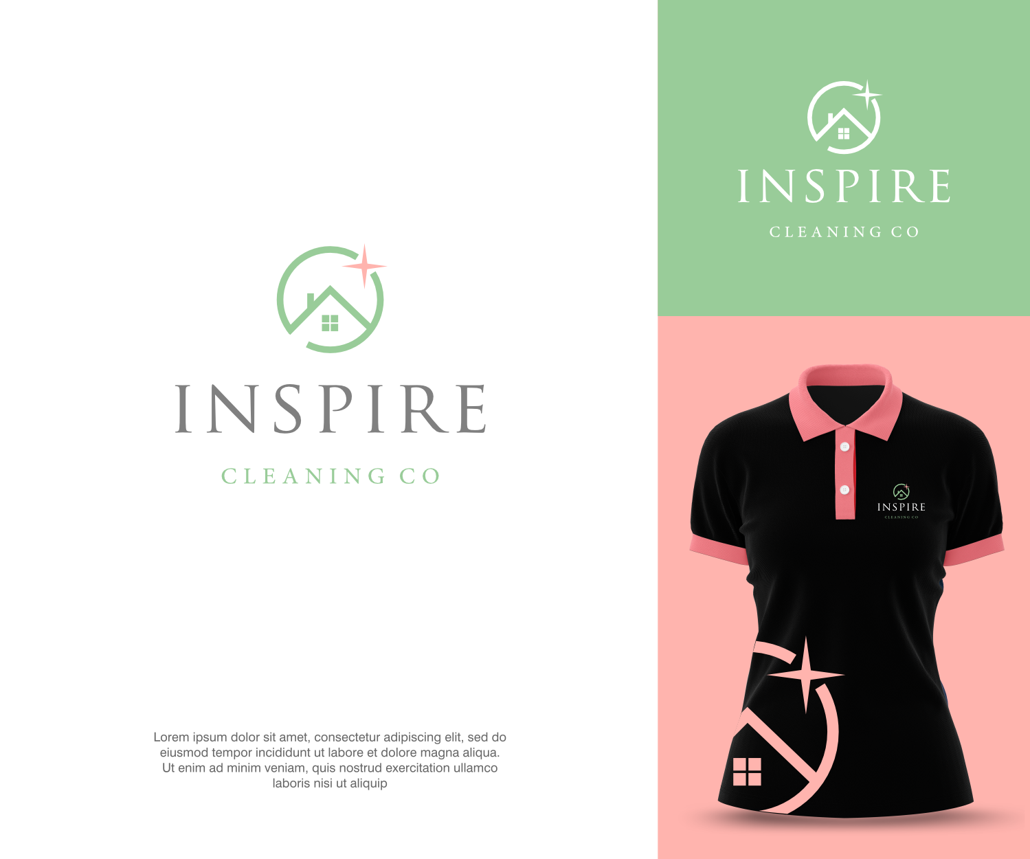 Diseño de Logo por ThiagoB para Inspire Cleaning Co | Diseño #36656184