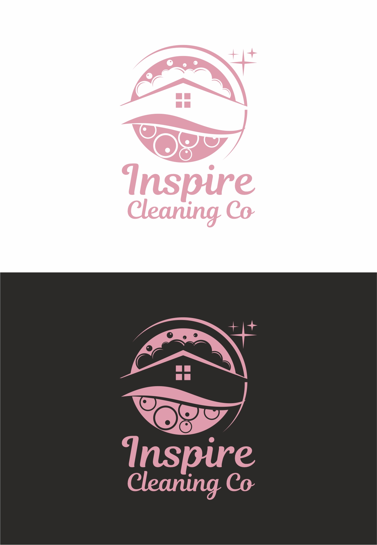 Diseño de Logo por jssaan para Inspire Cleaning Co | Diseño #36657021