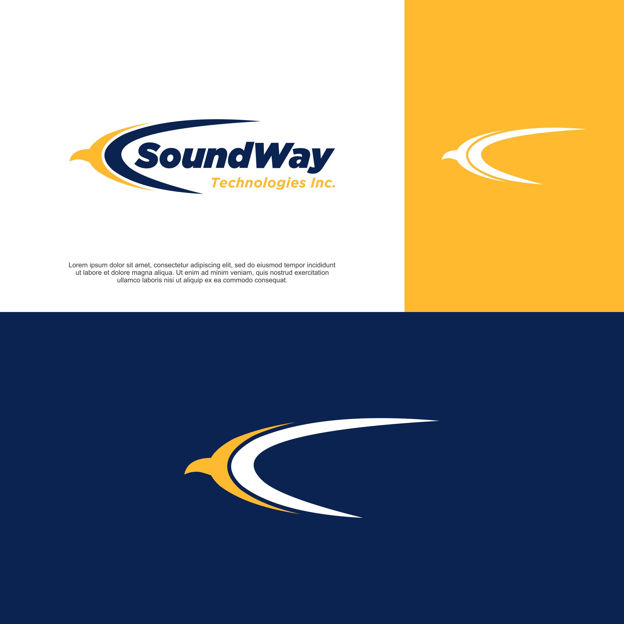 Logo Design by ni9 for SoundWay Technologies Inc. | Design #36667434