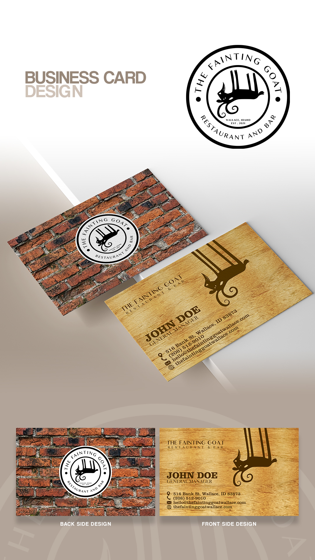 Business Card Design by estevangio for this project | Design #36659879