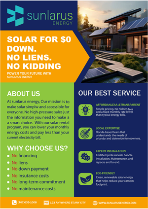 Flyer Design by Sabbir123 for this project | Design: #36664884