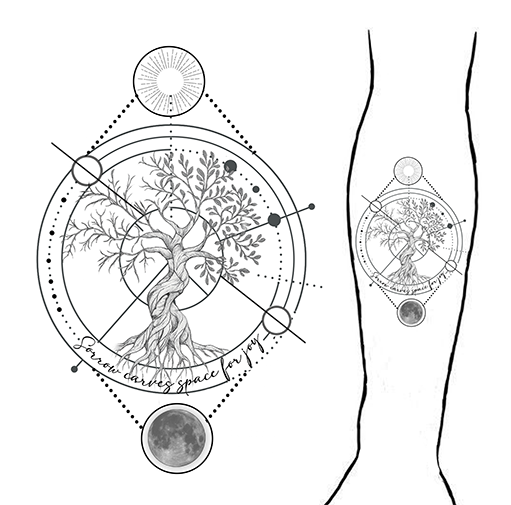 Diseño de Tatuaje por ioio para este proyecto | Diseño #36680805