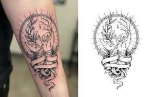 Tattoo Design by D'Mono for this project | Design #36684272