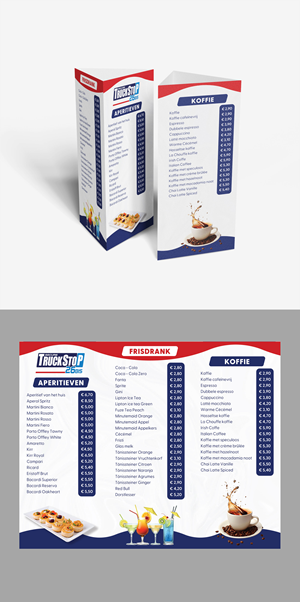 Menu Design by Talha Ahmad for Truckstop 26Bis BV | Design #36679751