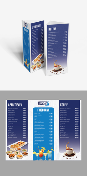 Menu Design by Talha Ahmad for Truckstop 26Bis BV | Design: #36679782