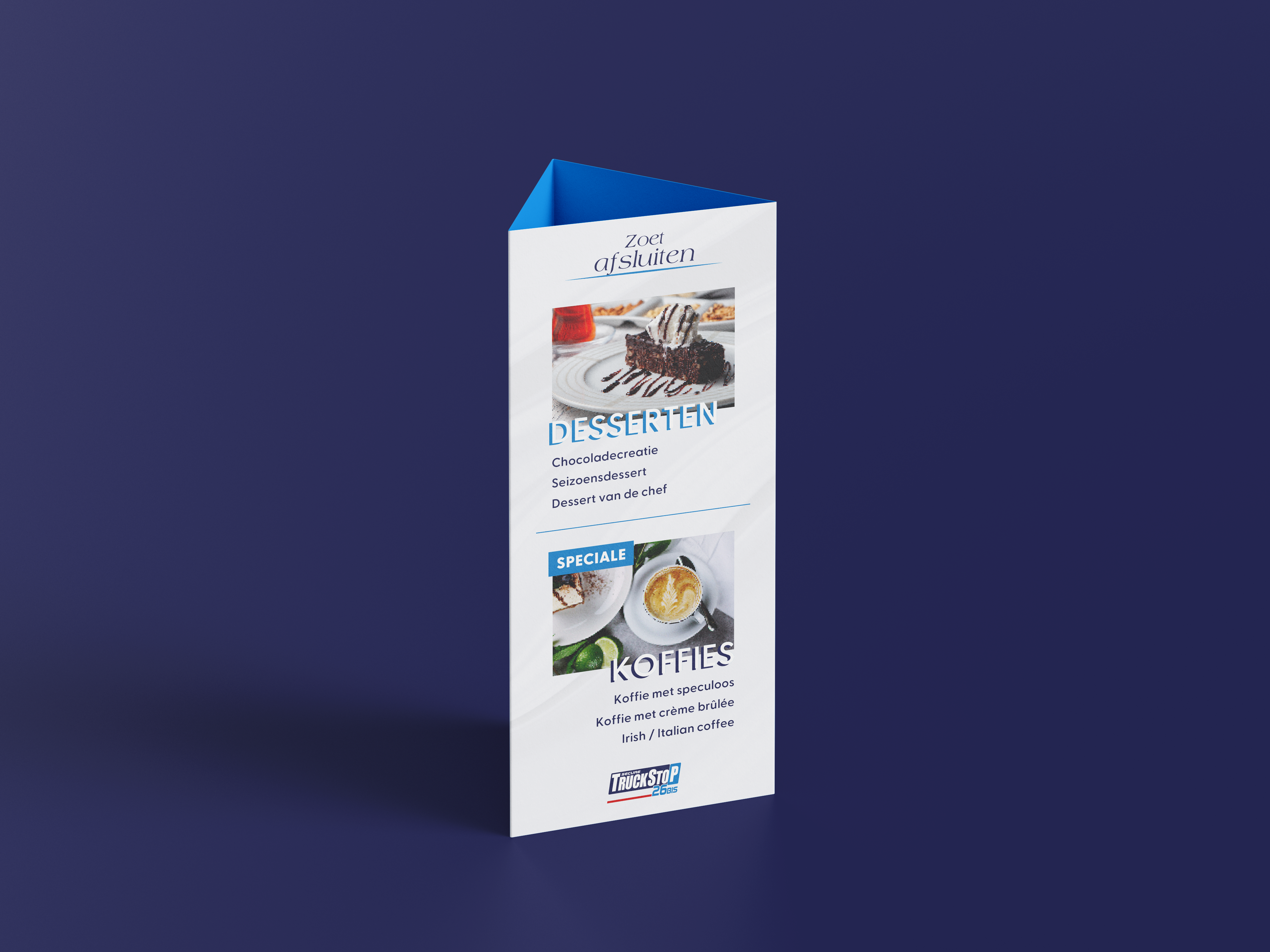 Menu Design by Designed by MS for Truckstop 26Bis BV | Design #36676268