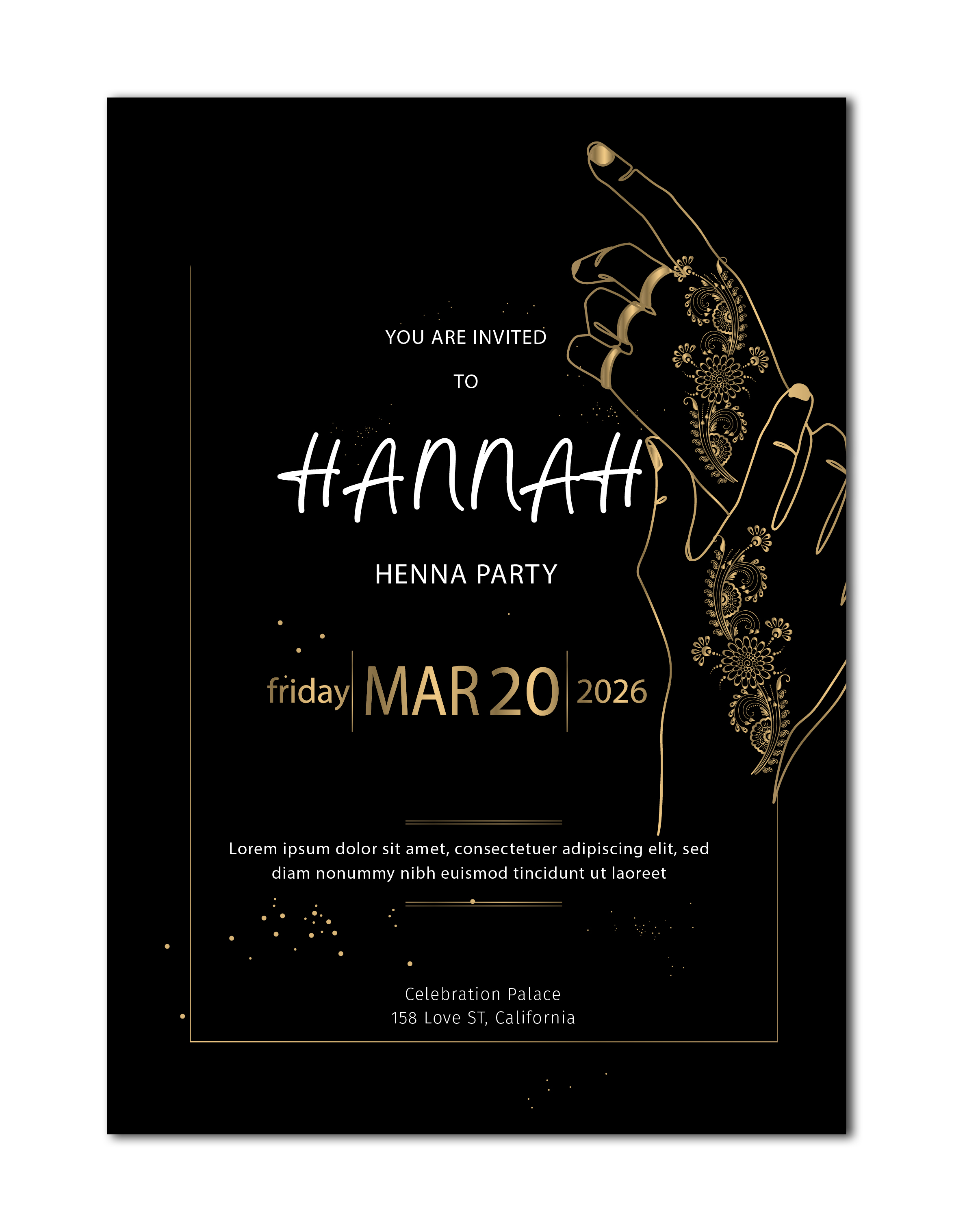 Invitation Design by Mozaik Arte for this project | Design #36680925