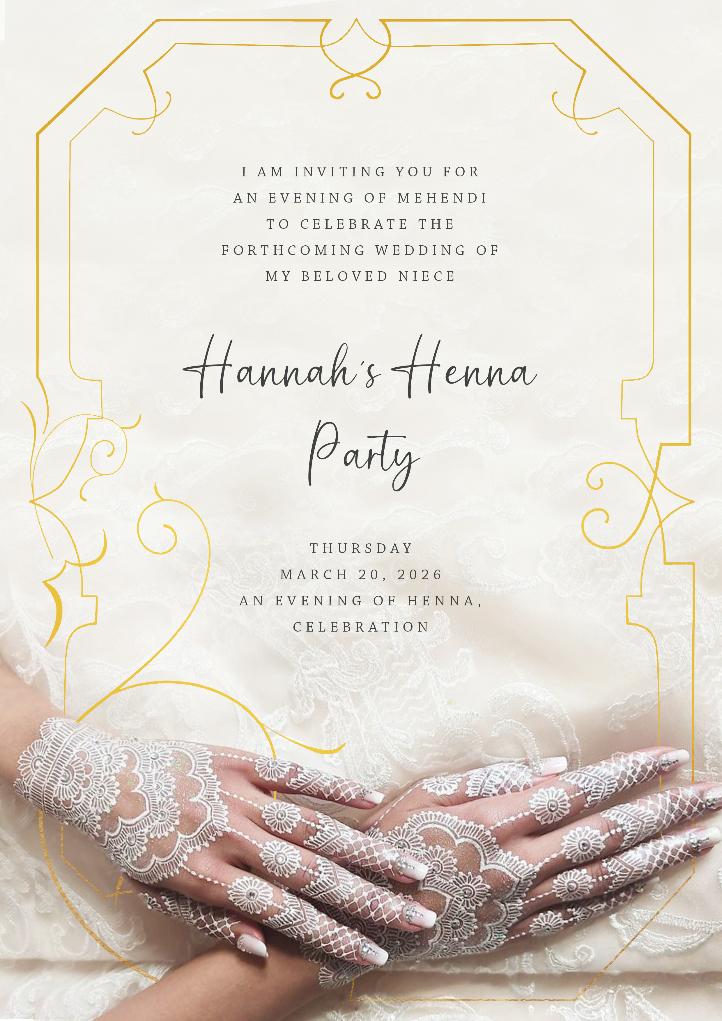 Invitation Design by martinsmith for this project | Design #36676564