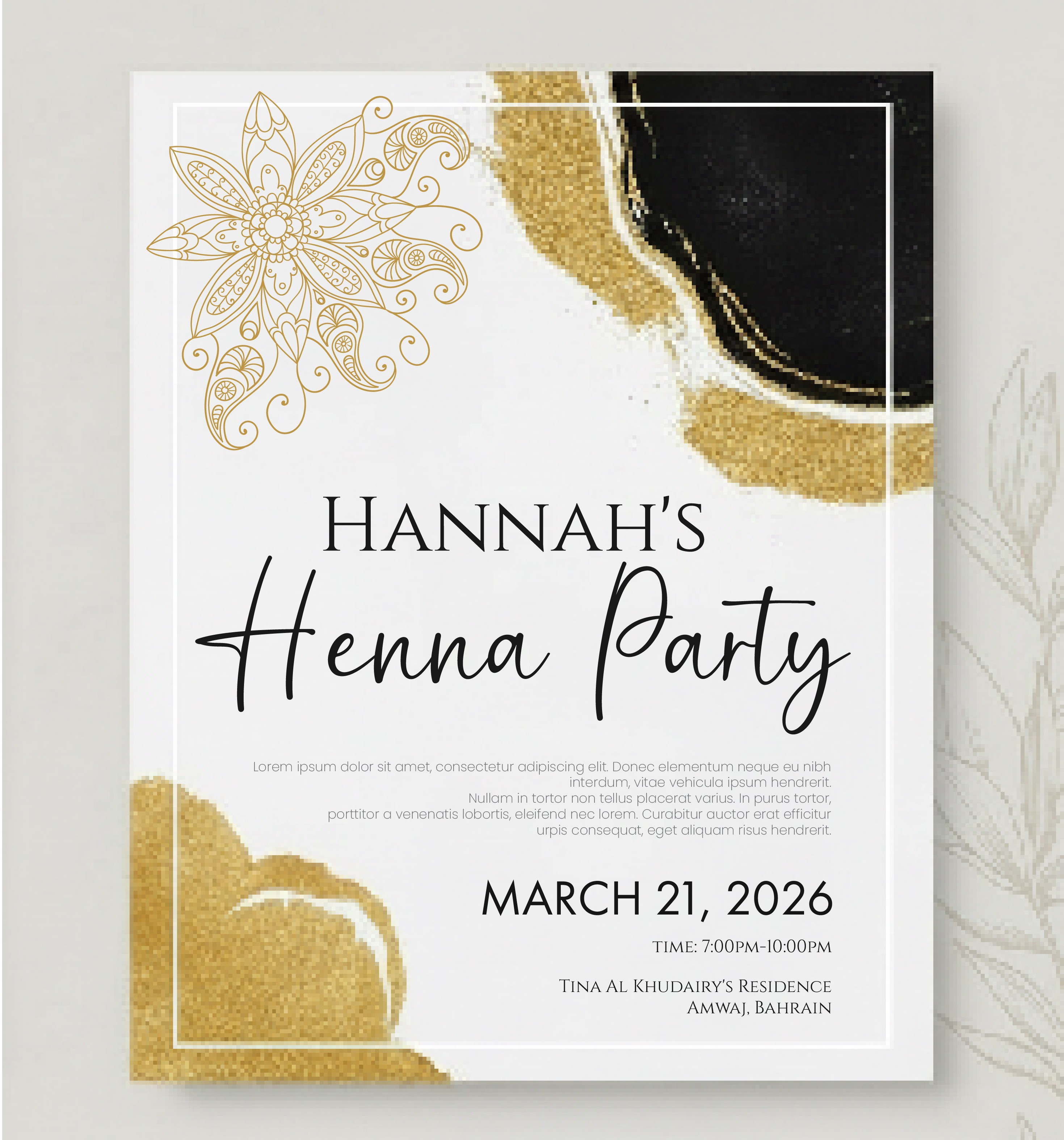 Invitation Design by Hasib3509 for this project | Design #36683535