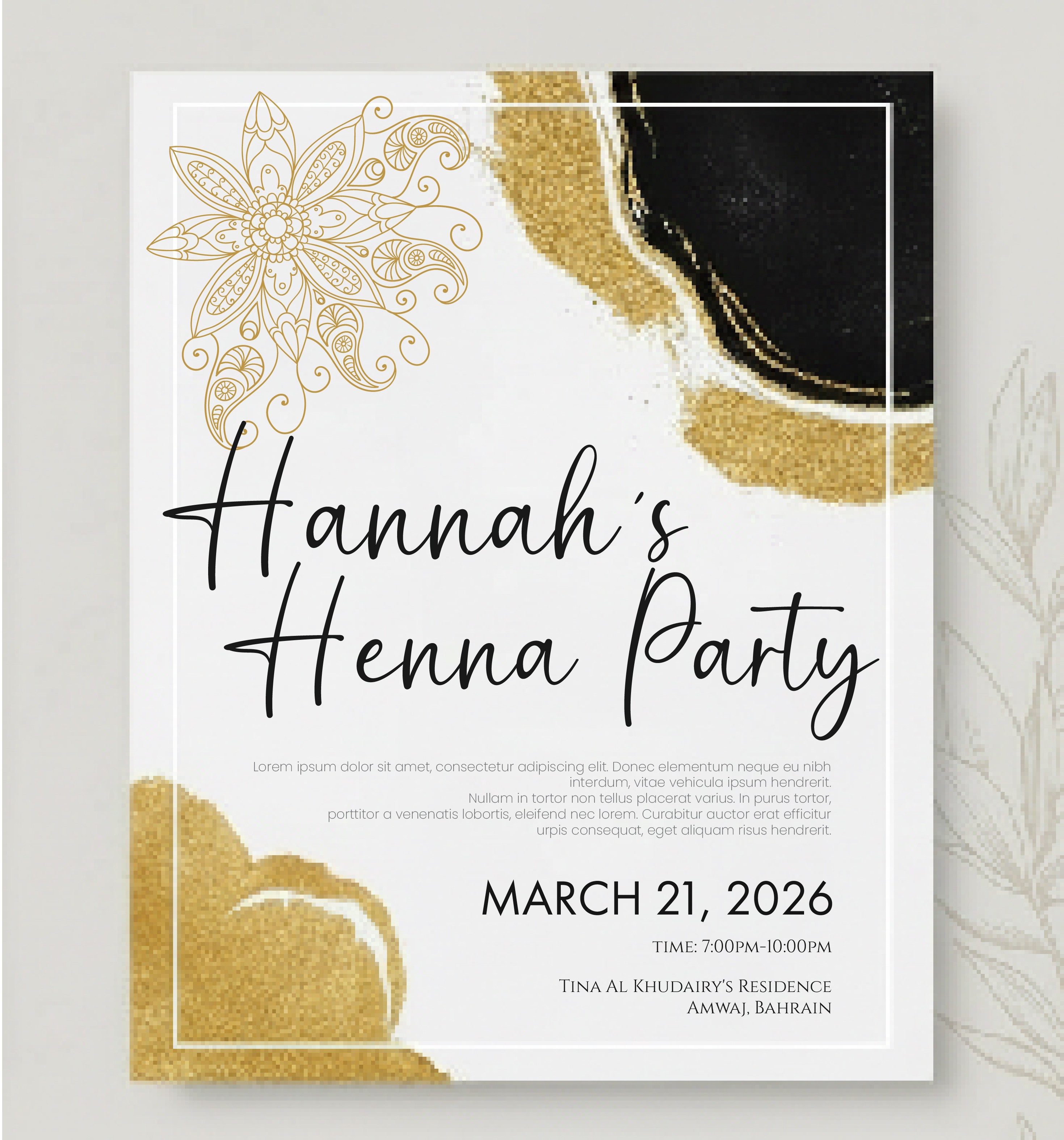 Invitation Design by Hasib3509 for this project | Design #36686195