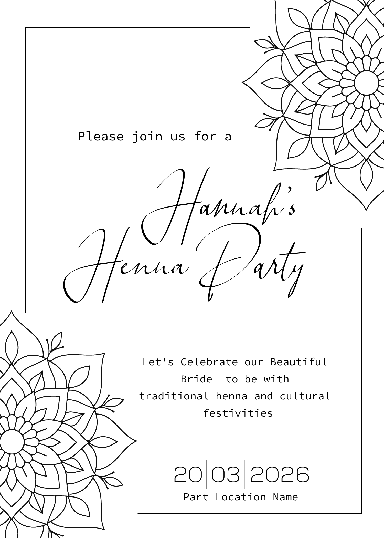 Invitation Design by Brandaura for this project | Design #36676752