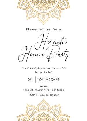 Invitation Design by Brandaura for this project | Design: #36682439
