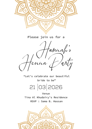 Invitation Design by Brandaura for this project | Design: #36682441