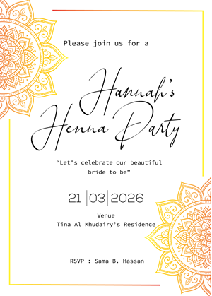 Invitation Design by Brandaura for this project | Design: #36682568