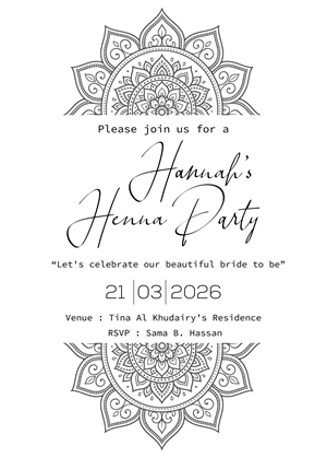 Invitation Design by Brandaura for this project | Design: #36682576