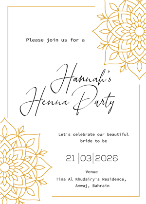 Invitation Design by Brandaura for this project | Design: #36685174