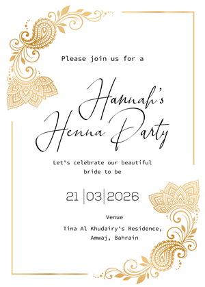 Invitation Design by Brandaura for this project | Design: #36686496