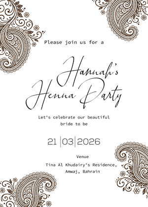 Invitation Design by Brandaura for this project | Design: #36688094