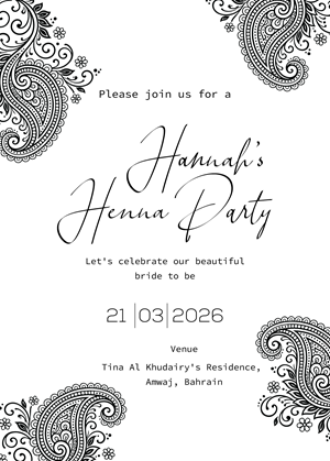 Invitation Design by Brandaura for this project | Design: #36688096