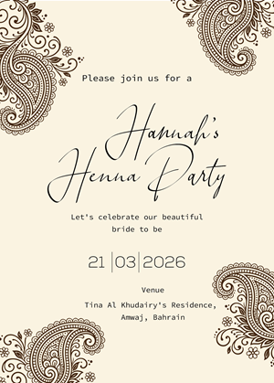 Invitation Design by Brandaura for this project | Design: #36688098