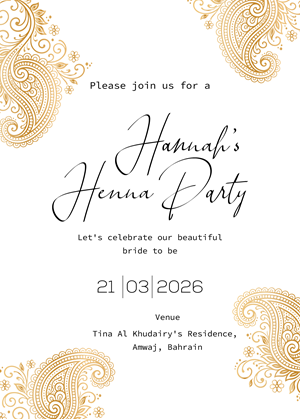 Invitation Design by Brandaura for this project | Design: #36688100