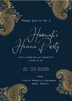 Invitation Design by Brandaura for this project | Design: #36688104