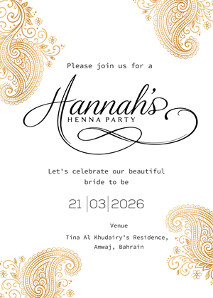Invitation Design by Brandaura for this project | Design: #36688353
