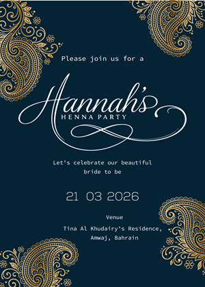 Invitation Design by Brandaura for this project | Design: #36688354