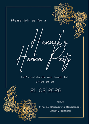 Invitation Design by Brandaura for this project | Design: #36693476