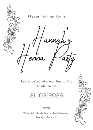 Invitation Design by Brandaura for this project | Design: #36693480
