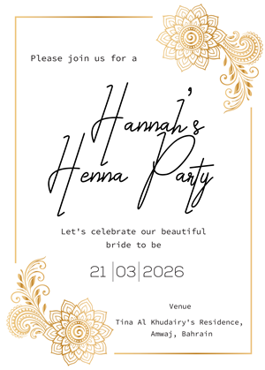 Invitation Design by Brandaura for this project | Design: #36693483