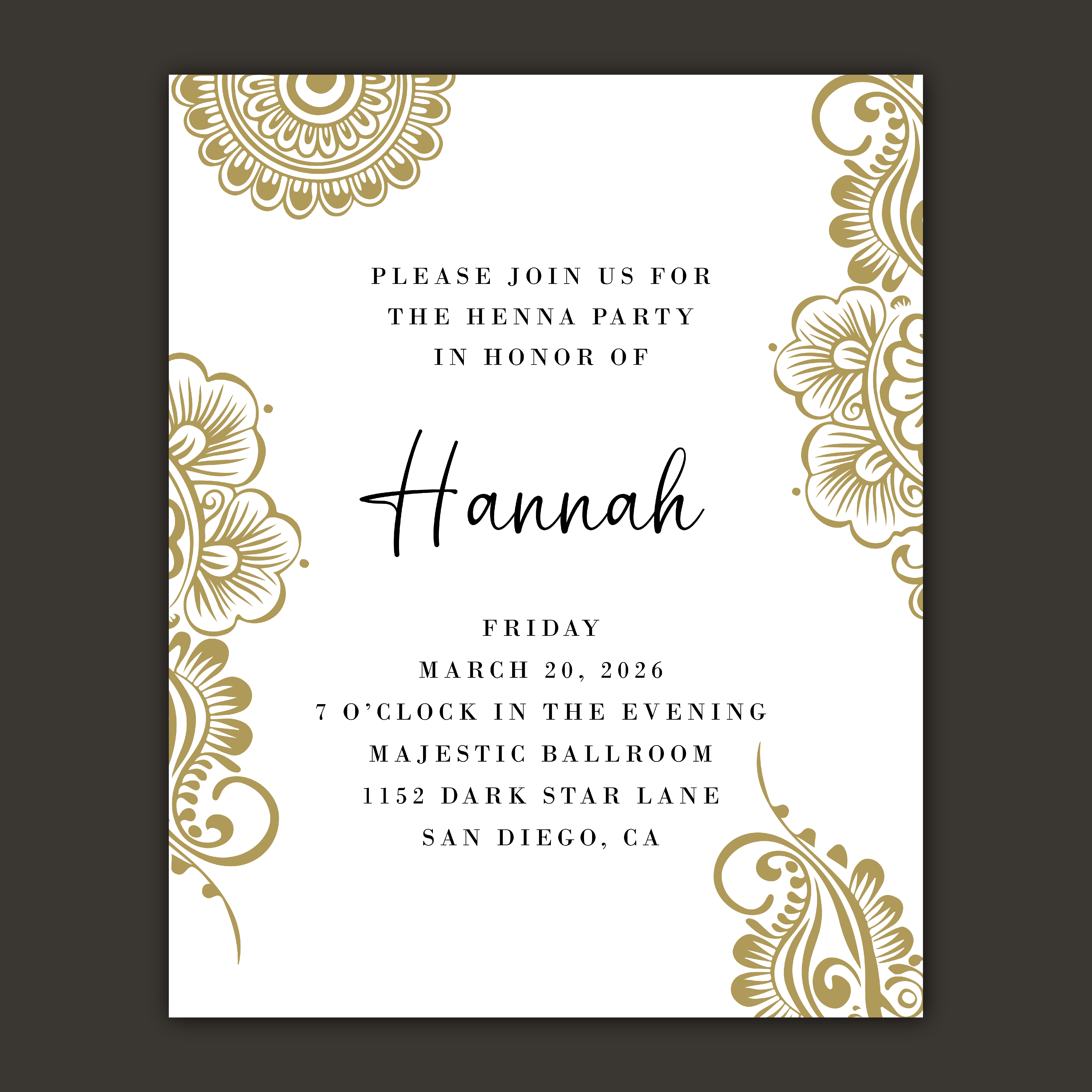 Invitation Design by Bidita Saha for this project | Design #36669853